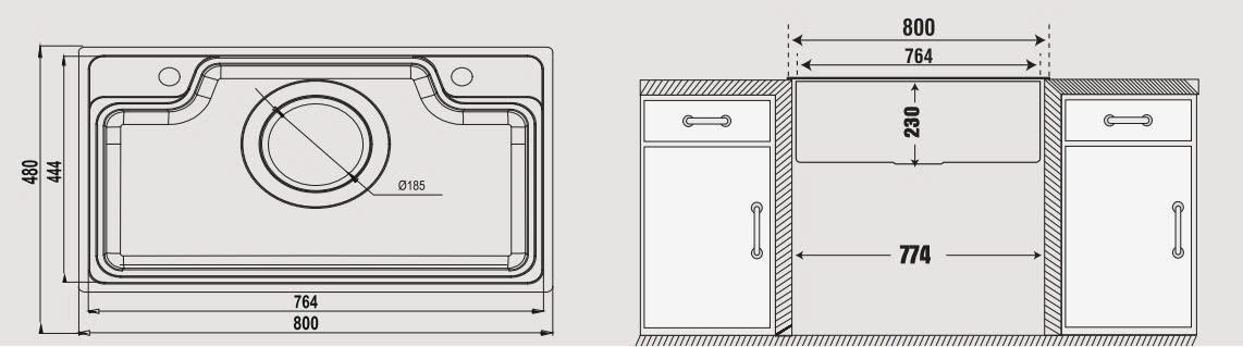 Chậu rửa PONA PNI1-8048