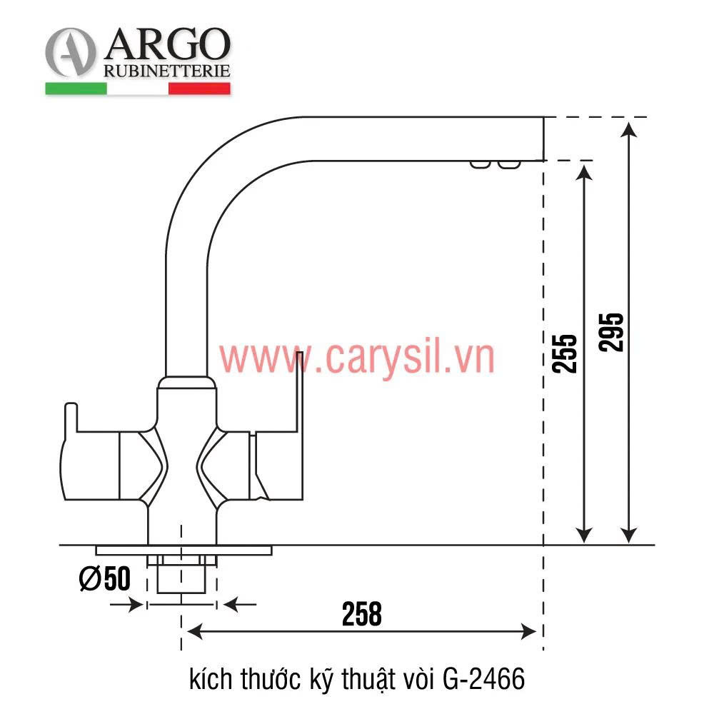 Vòi Rửa Bát Carysil G-2466-10