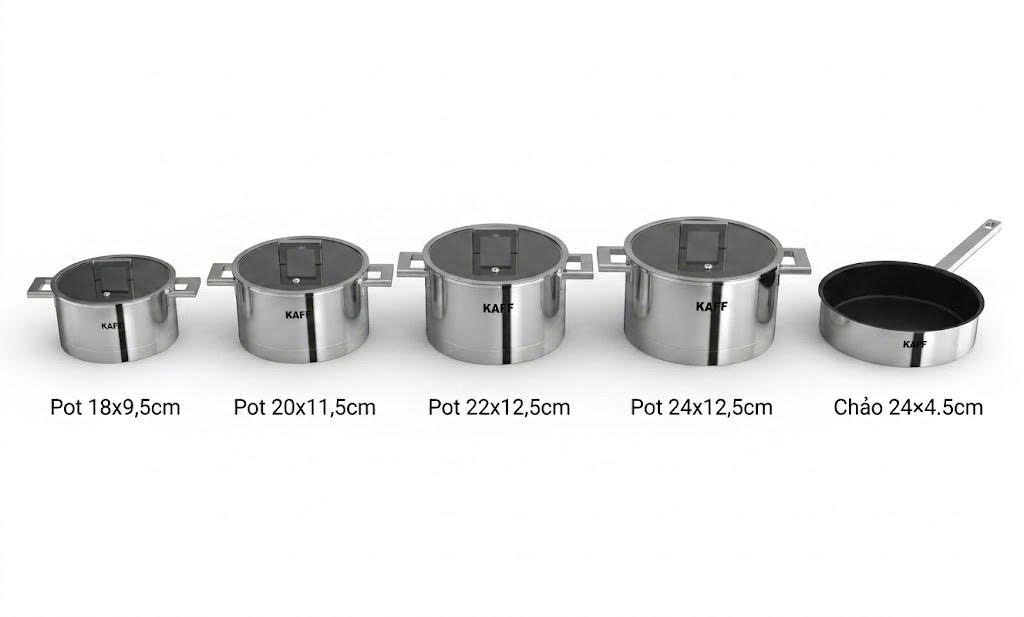 Bộ nồi KAFF DIMOND09304 LUXURY