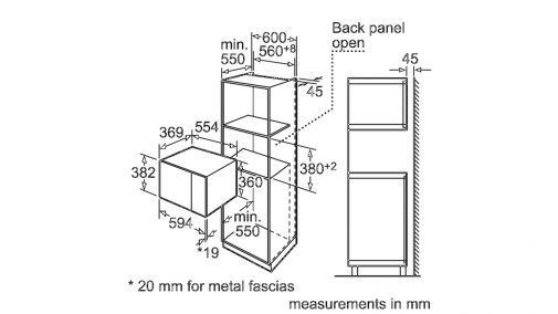 Lò vi sóng kèm nướng BOSCH HMT84G654B|Serie 6