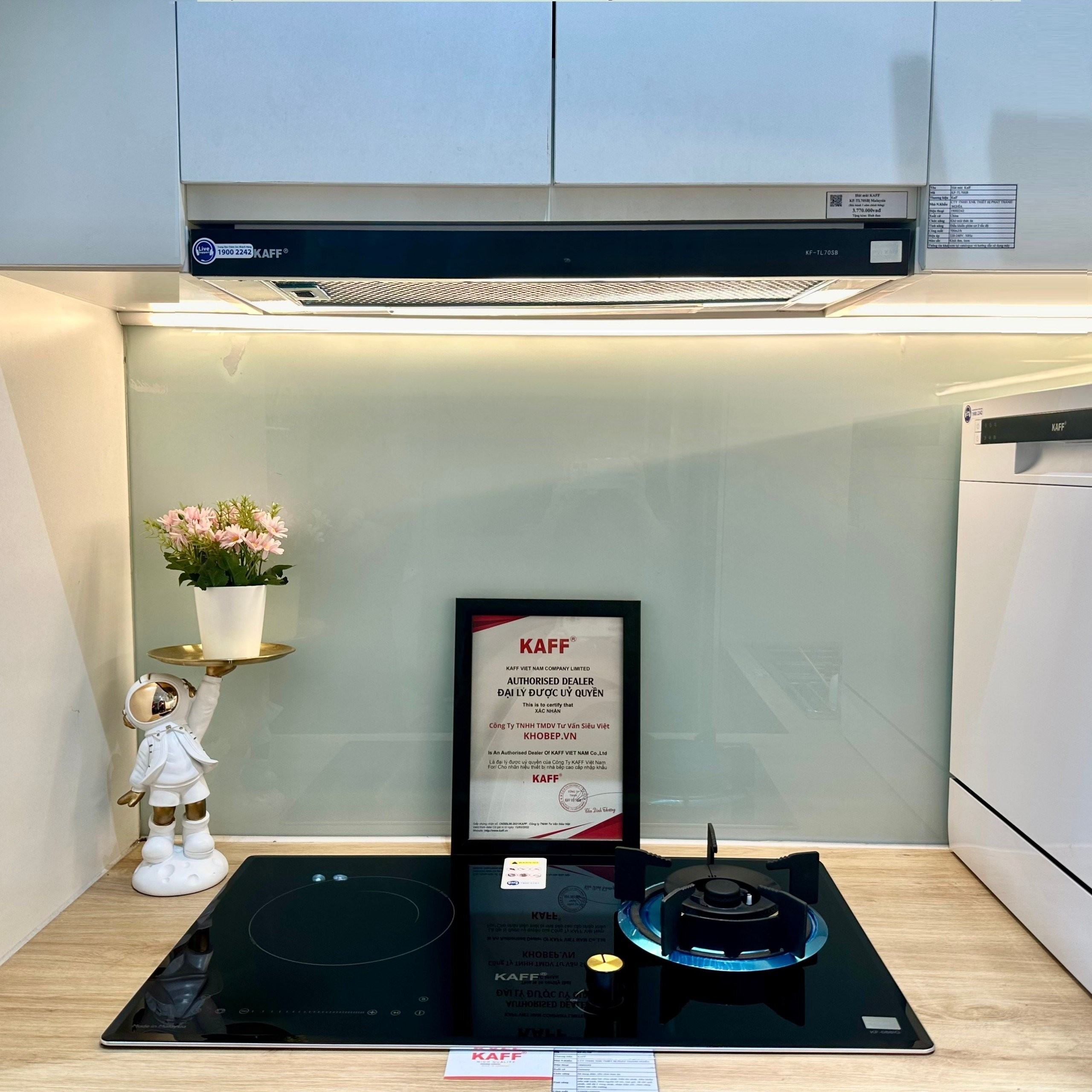 Bếp Gas Kết Hợp Từ Kaff KF-088IG