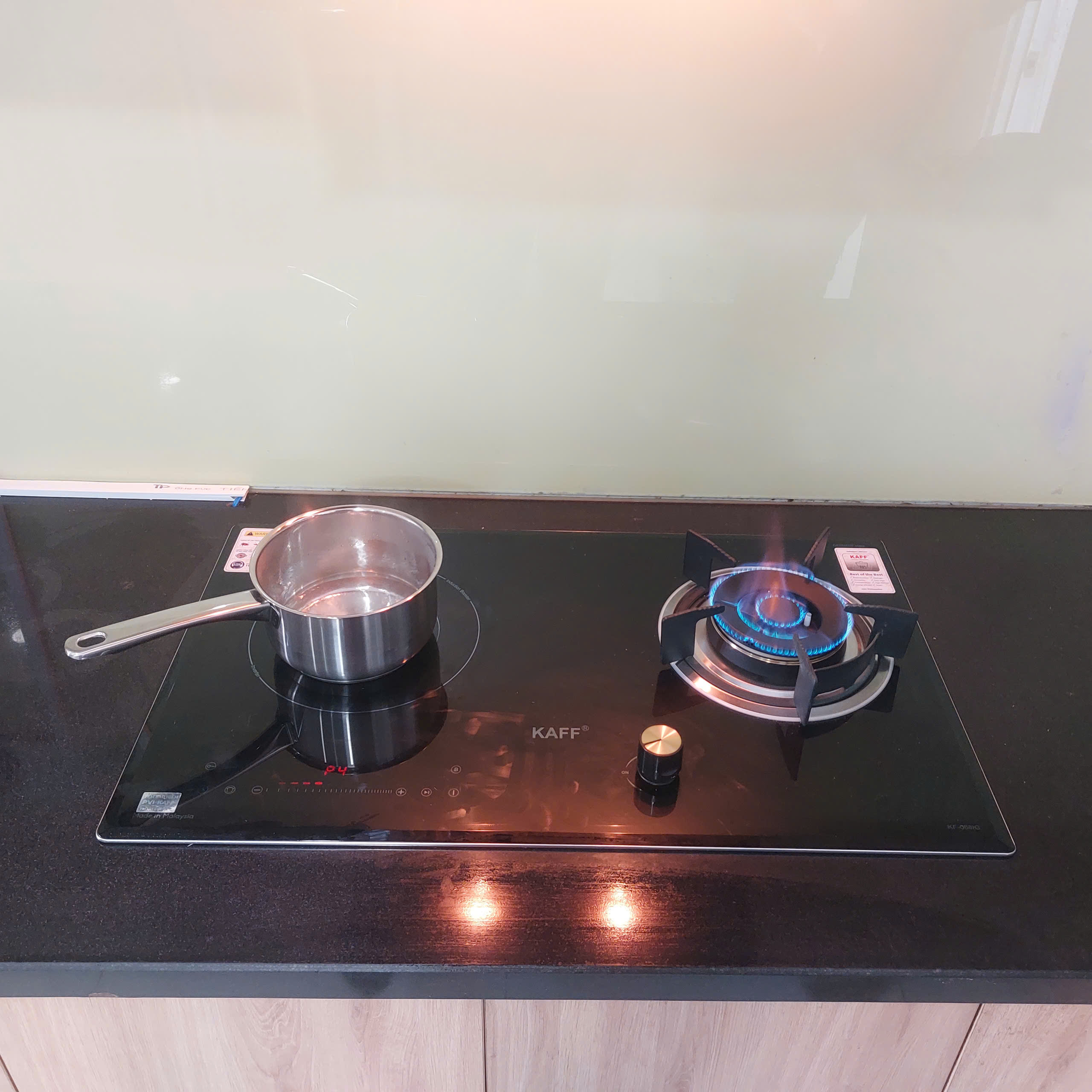 Bếp Gas Kết Hợp Từ Kaff KF-088IG