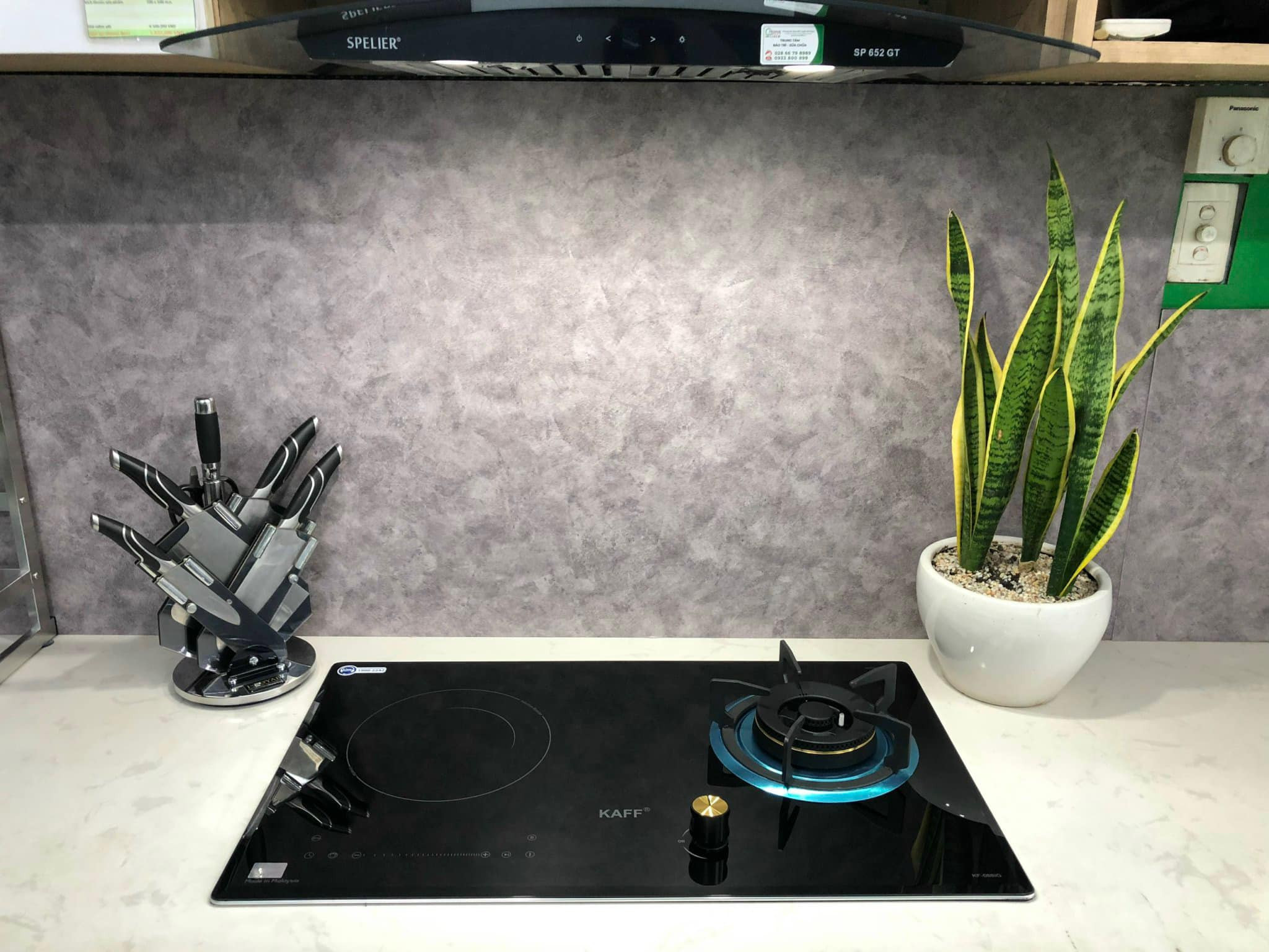 Bếp Gas Kết Hợp Từ Kaff KF-088IG