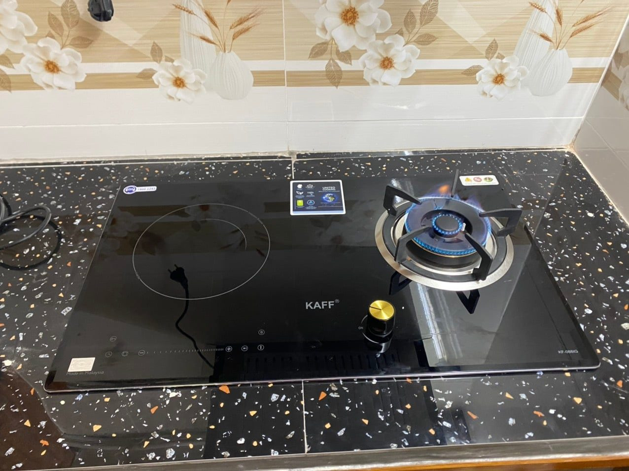 Bếp Gas Kết Hợp Từ Kaff KF-088IG