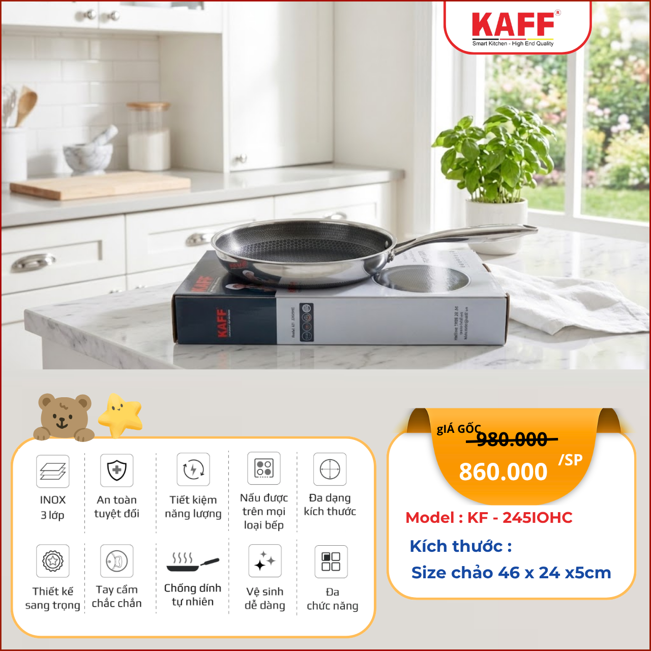Chảo KAFF KF-245IOHC