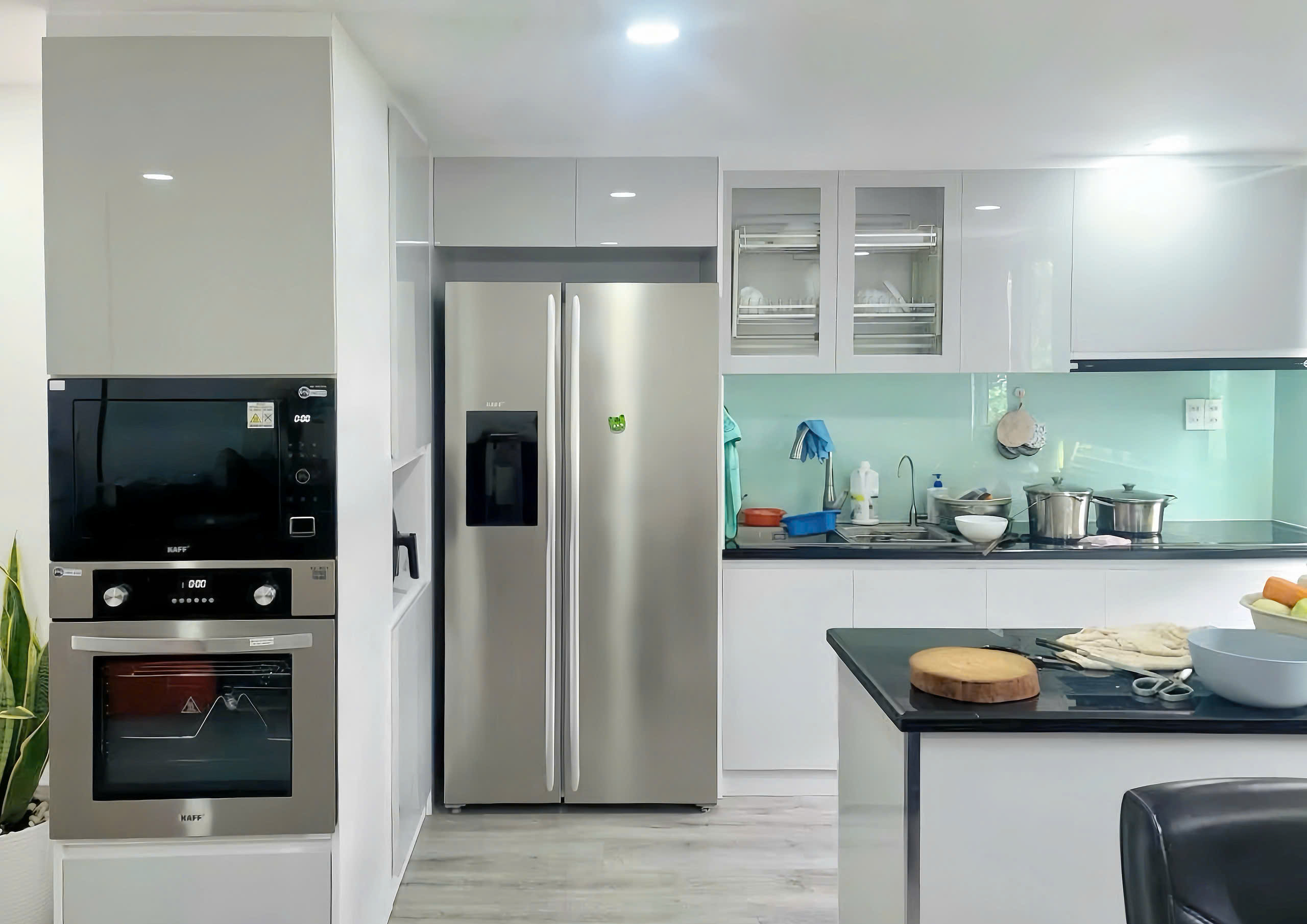 Tủ Lạnh Side By Side KAFF KF-BCD606MBR