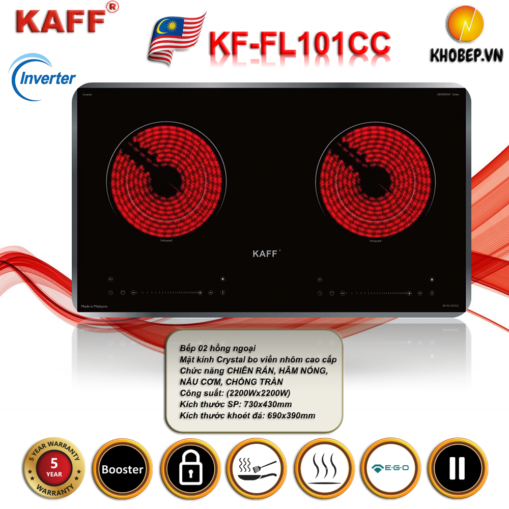 Bếp Hồng Ngoại KAFF KF-FL101CC