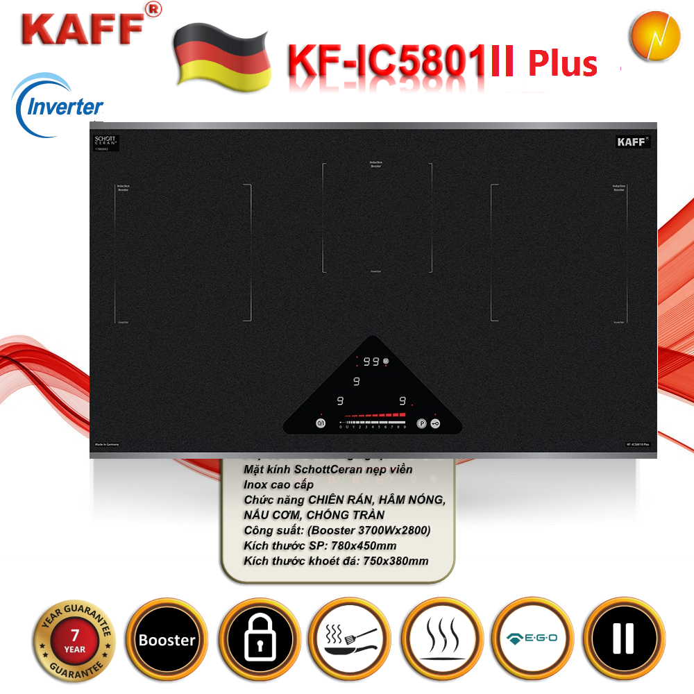 BẾP TỪ KAFF KF-IC5801II PLUS