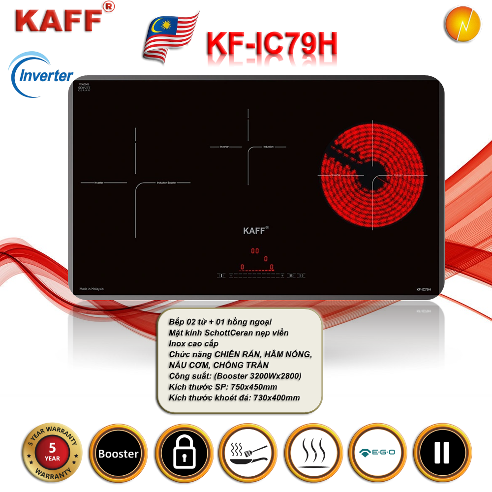 Bếp Điện Từ Kaff KF-IC79H