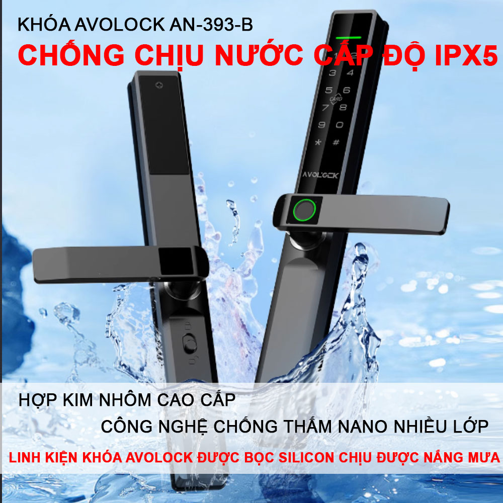 Khóa Điện Tử AVOLOCK AN-393 Silver