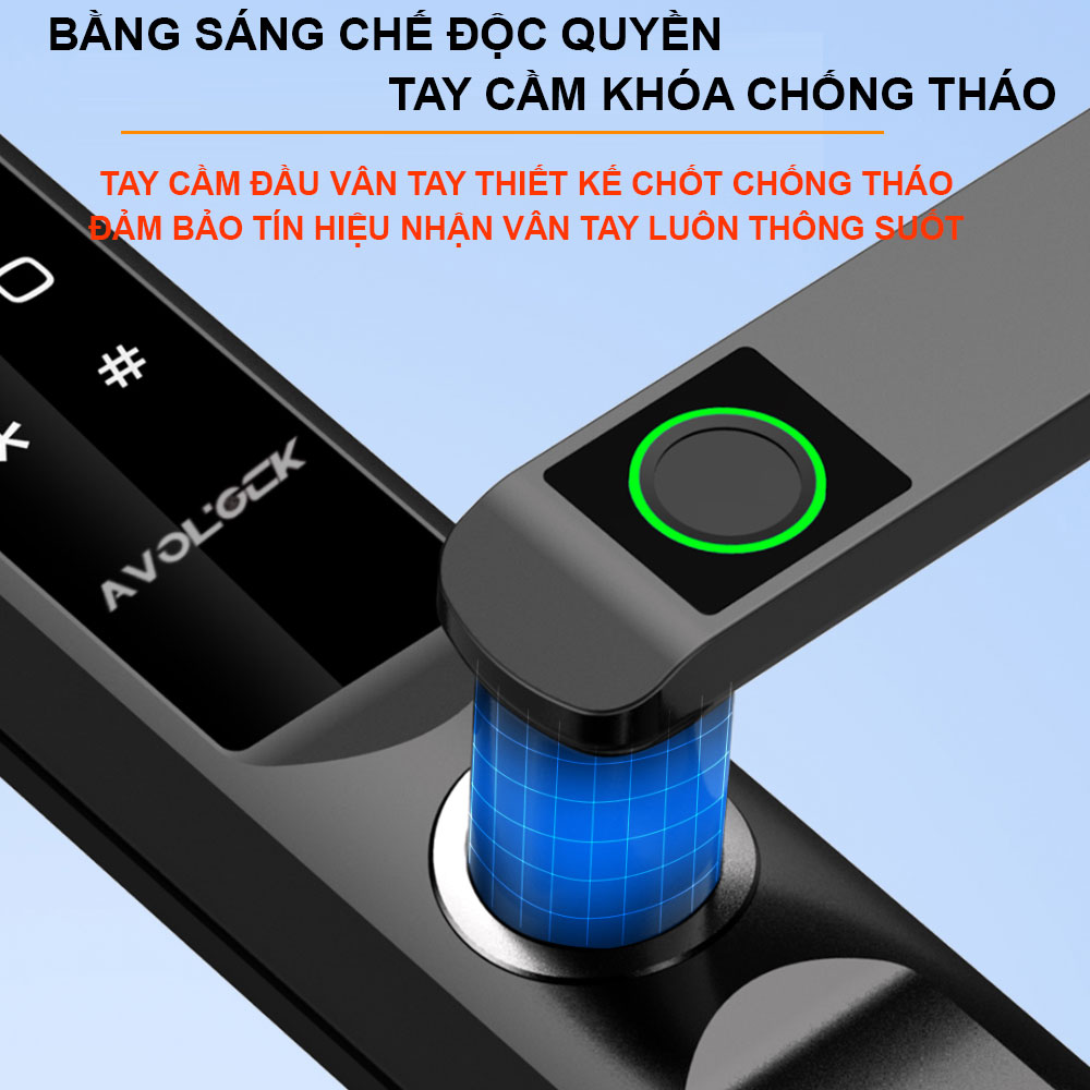 Khóa Điện Tử AVOLOCK AN-393 Silver
