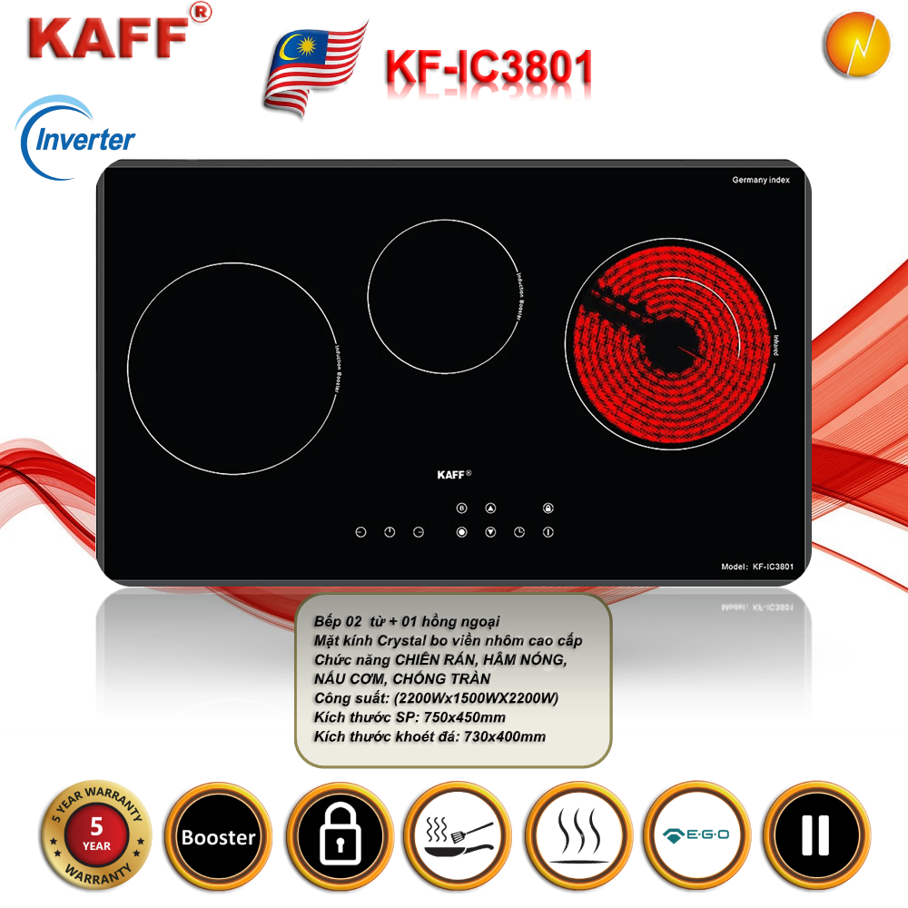 Bếp Điện Từ KAFF KF-IC3801