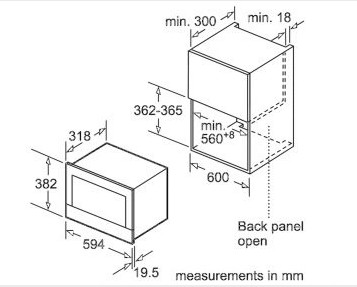 Lò vi sóng âm tủ BOSCH HMH.BFL634GS1B|Serie 8