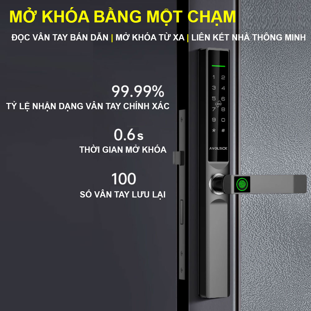 Khóa Điện Tử AVOLOCK AN-393 Silver