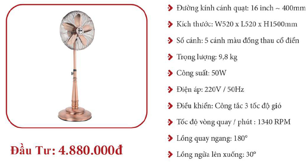 QUẠT CÂY TRANG TRÍ MR.VŨ QUẠT CÂY MEMORY