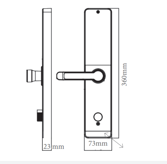 Khóa Vân Tay Cửa Gỗ AVOLOCK AV-67-B