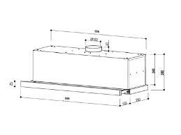 Máy hút mùi Âm Tủ Brandt AT1460X. Inox