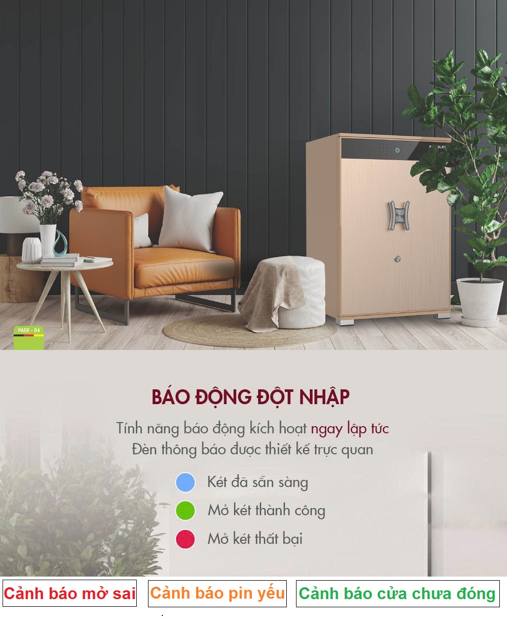 Két Sắt Thông Minh KASSLER KL-75LS7 GOLD