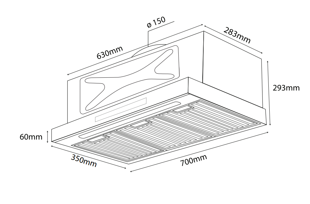 Máy Hút Mùi KOCHER TURBO X3D-350T