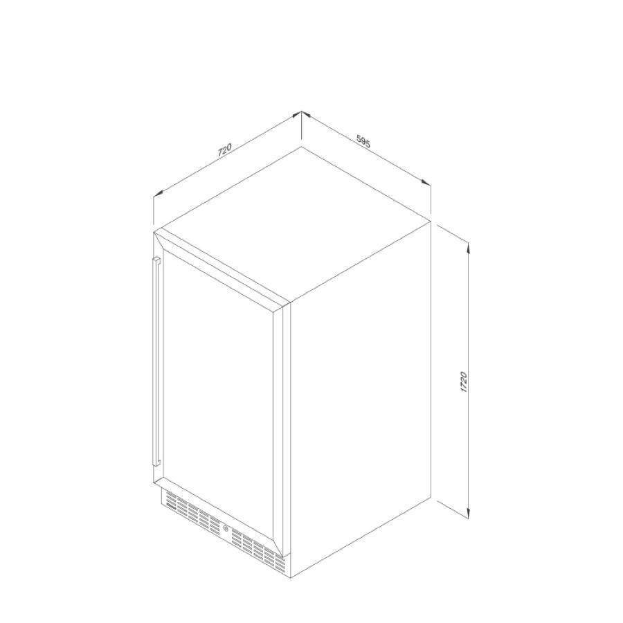 Tủ Rượu Malloca MWC-180BG
