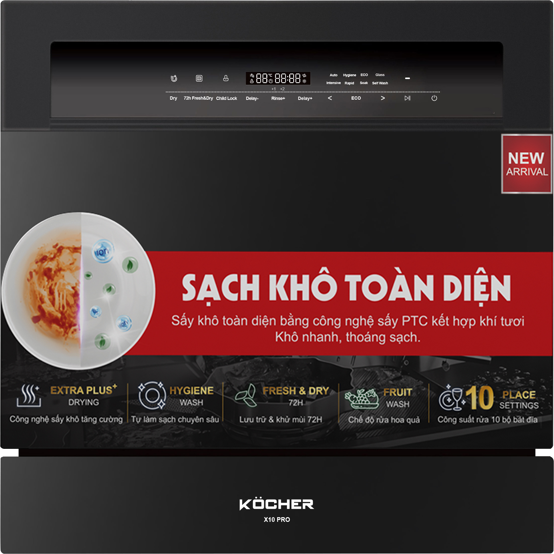 Máy rửa chén KOCHER X10 Pro