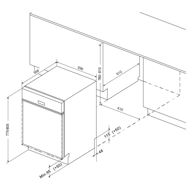 Máy Rửa Chén Eurosun SMS78EU12EB