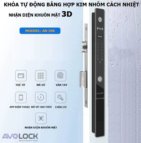 Khóa Điện Tử AVOLOCK AN-396 Gold