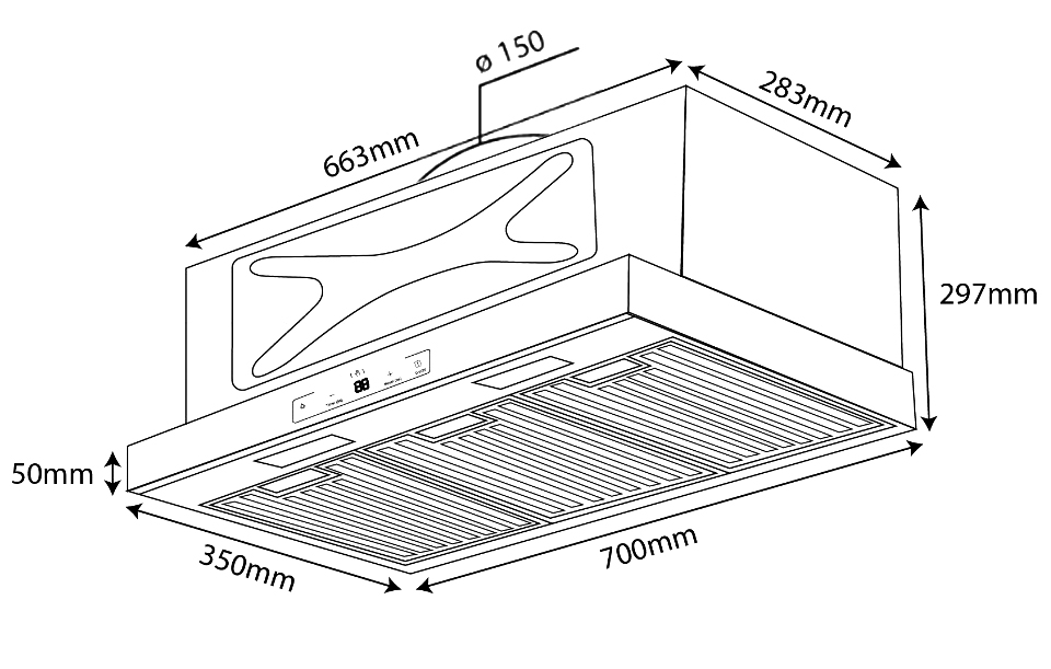 Máy Hút Mùi KOCHER TURBO X-668D