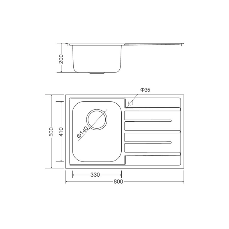Chậu Rửa Malloca MS 1017 NEW