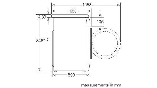 Máy giặt BOSCH WAS28448ME|Serie 8