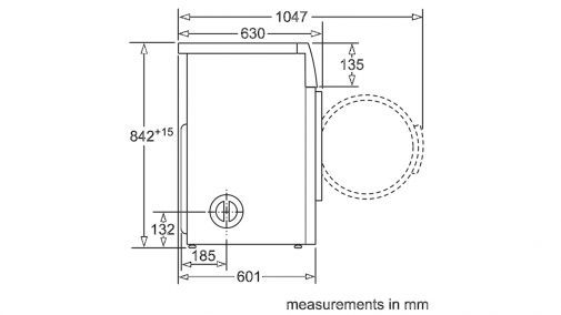 Máy sấy quần áo BOSCH WTA74101SG|Serie 2