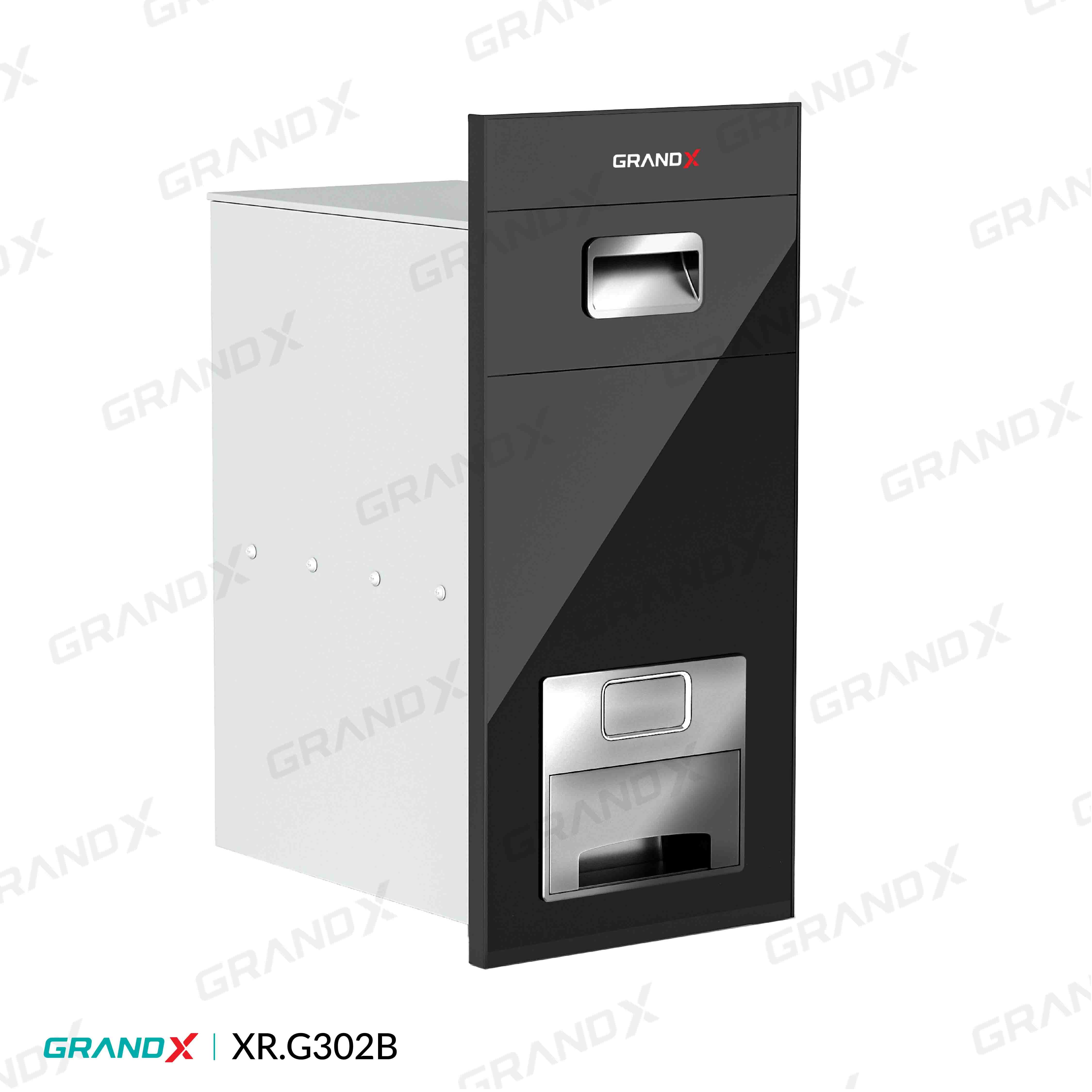 Thùng Gạo Mặt Kính Nút Nhấn GrandX XR.G302B