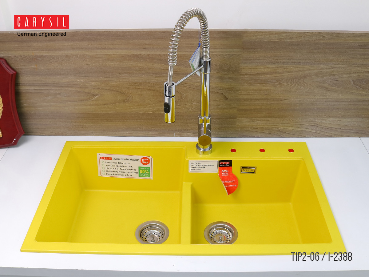 Copy of Chậu rửa Carysil TIP2-06/Yellow