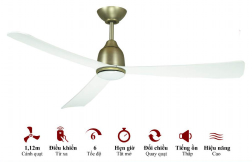 QUẠT TRẦN CHO NGƯỜI GIÀU MR.VŨ MOZA GOLD