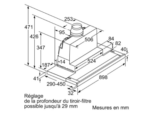 Máy Hút Mùi BOSCH DFS097K51 | Serie 8