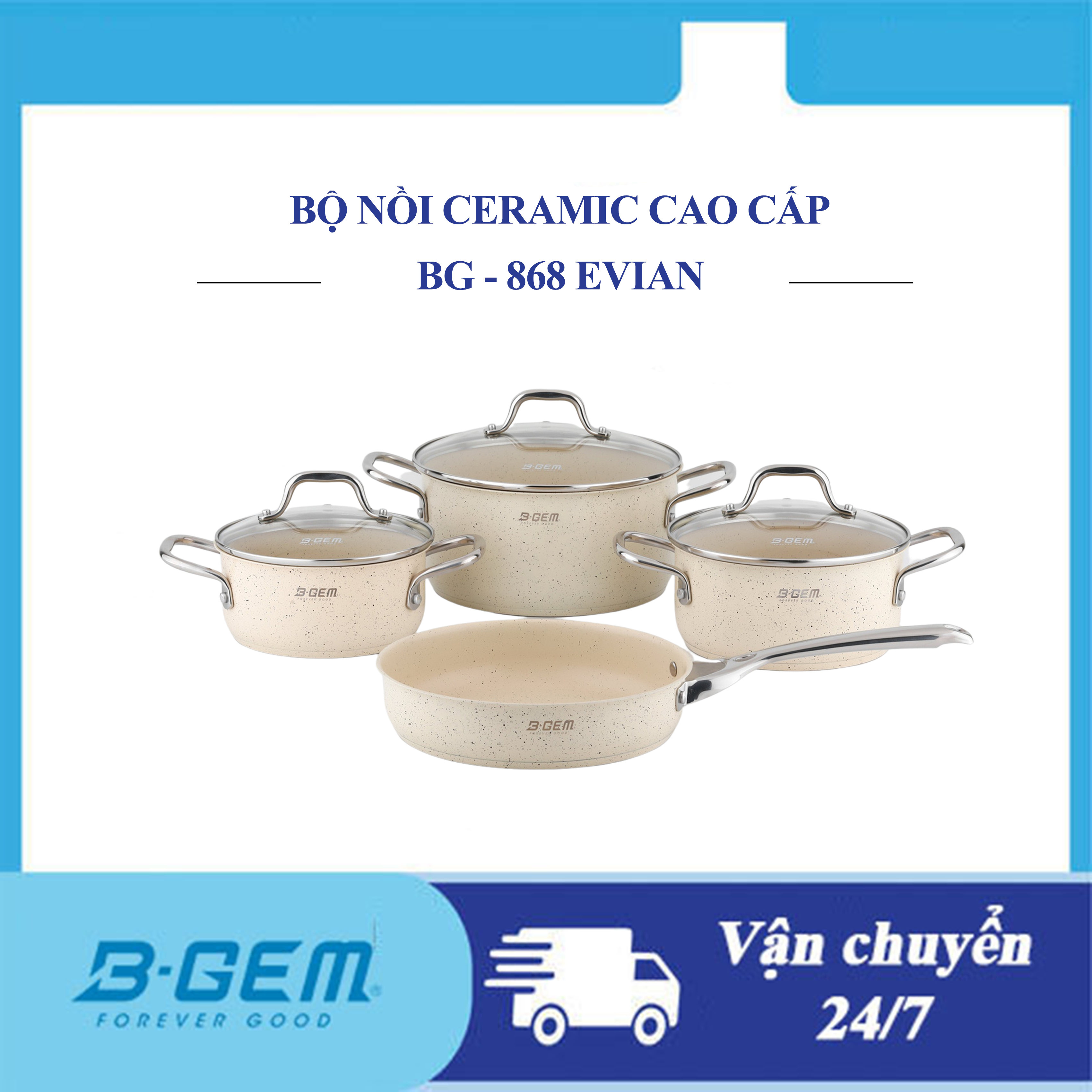 Bộ nồi B-GEM BG-868 EVIAN