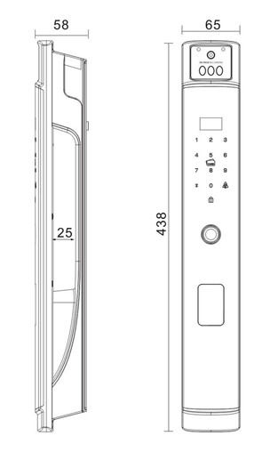 Khóa điện tử SHARP S2-FV