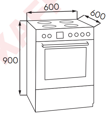 Bếp Gas Liền Lò KAFF KF-FRT6604GAC