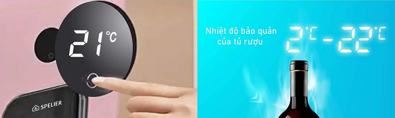 Tủ Rượu Vang SPELIER SP 12WC