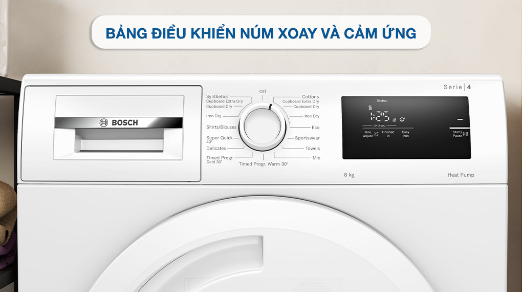 Máy Sấy BOSCH WTH83028SG | Serie 4
