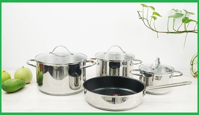 Bộ nồi từ 4 chiếc Chefs EH-CW4430