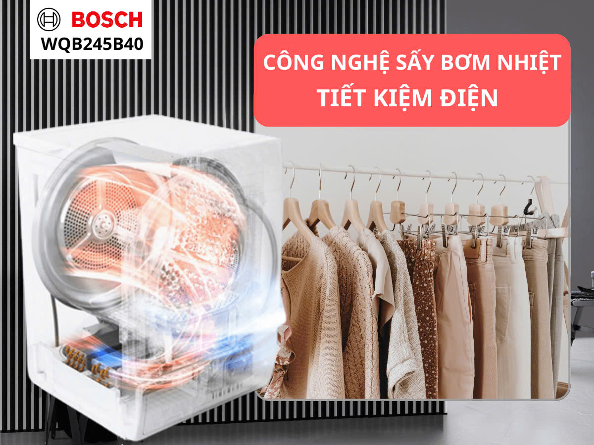 Máy sấy Bosch WQB245B40 Serie | 8