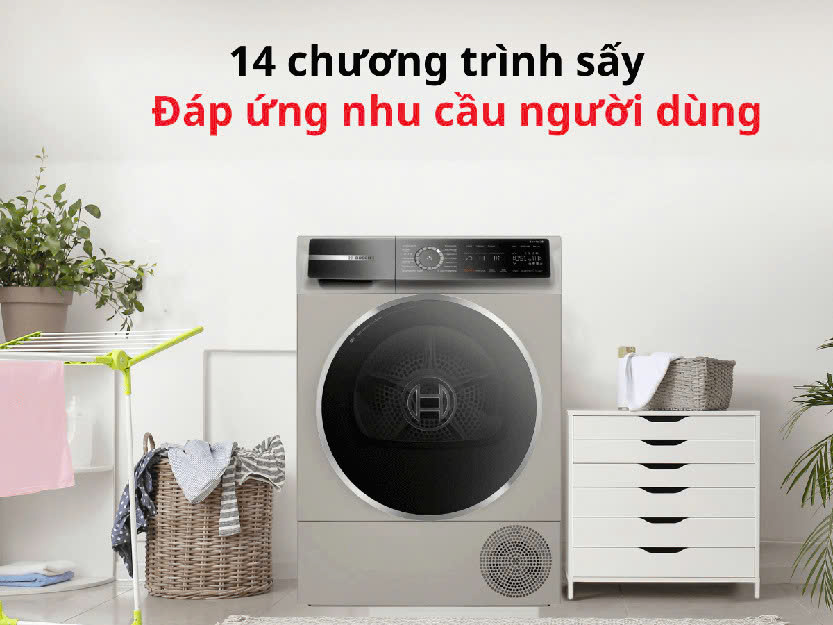 Máy sấy quần áo Bosch WQB246CX0 Serie | 8