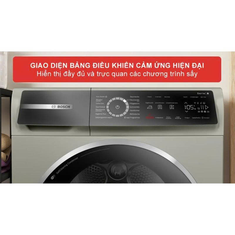 Máy sấy quần áo Bosch WQB246CX0 Serie | 8