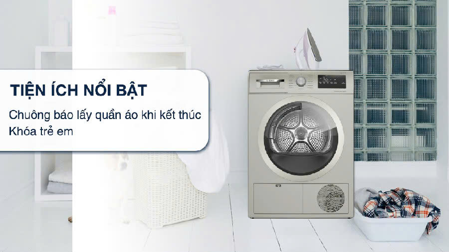 Máy sấy quần áo Bosch WTH85VX3 Serie | 4