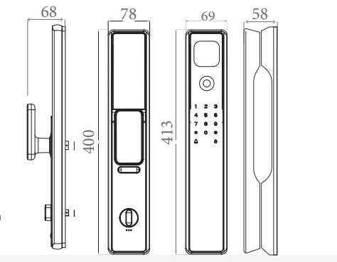 Khóa Vân Tay Cửa Gỗ AVOLOCK AL-87FRV-G