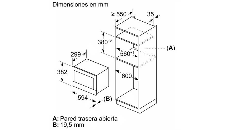 Lò vi sóng âm tủ BOSCH BER7321B1 |Serie 8