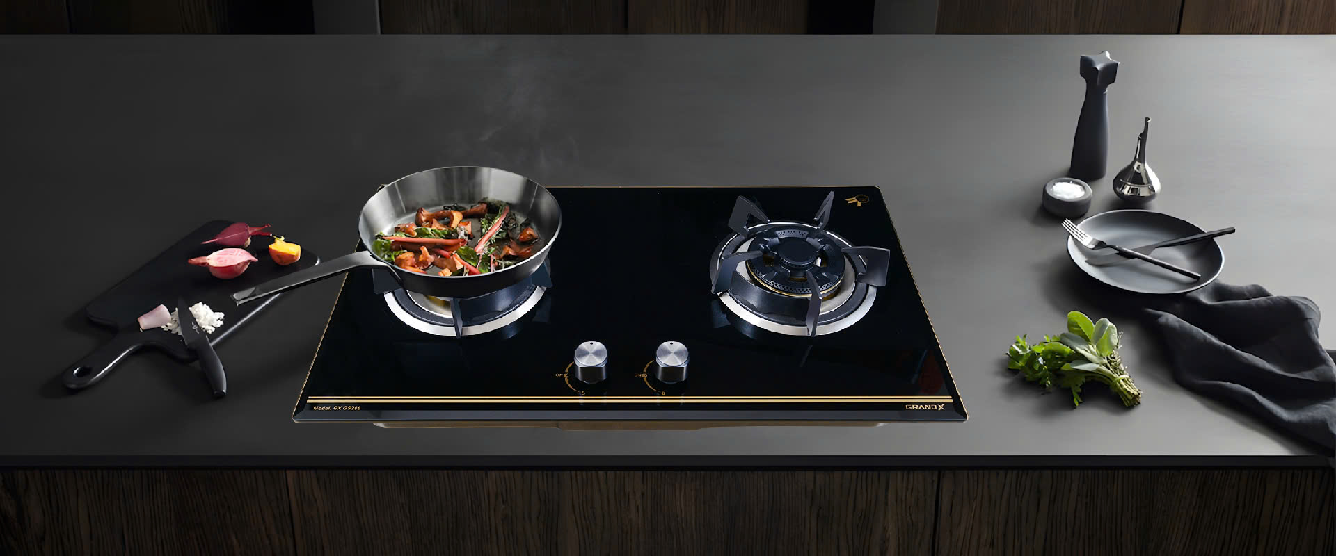 BẾP GA ÂM GRAND X GX GS286