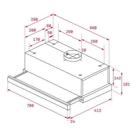 Máy Hút Mùi Teka TL 7310