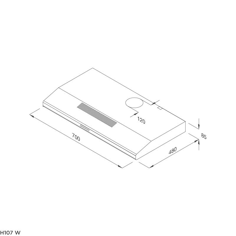 Máy Hút Mùi Malloca H107W